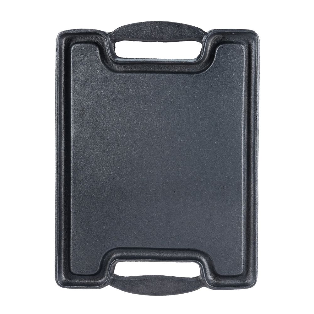 Dobbelt­sidet grillplade i støbejern, 36x25 cm |  |  |