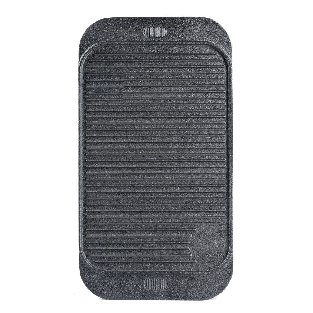 Dobbelt­sidet grillplade i støbejern, 48x26 cm |  |  |