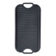 Dobbelt­sidet grillplade i støbejern, 51x26 cm |  |  |