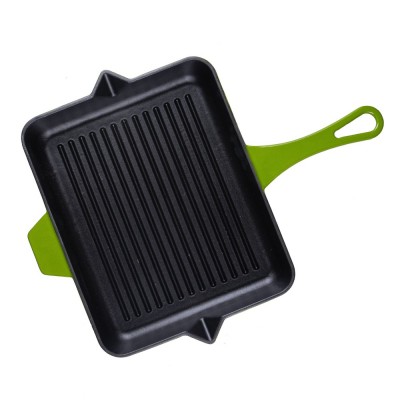 Emaljeret støbejernspande til grill Hosse, Bamboo, 26x32cm - Produktsammenligning