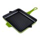Emaljeret støbejernspande til grill Hosse, Bamboo, 26x32cm | Støbejernspande til grill | Støbejernspande |