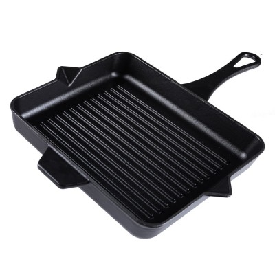 Emaljeret støbejernspande til grill Hosse, Black Onyx, 26x32cm - Produktsammenligning