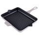 Emaljeret støbejernspande til grill Hosse, Ivory, 26x32cm | Støbejernspande til grill | Støbejernspande |