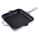Emaljeret støbejernspande til grill Hosse, Ivory, 28x28cm | Støbejernspande til grill | Støbejernspande |