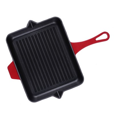 Emaljeret støbejernspande til grill Hosse, Rubin, 26x32cm - Produktsammenligning