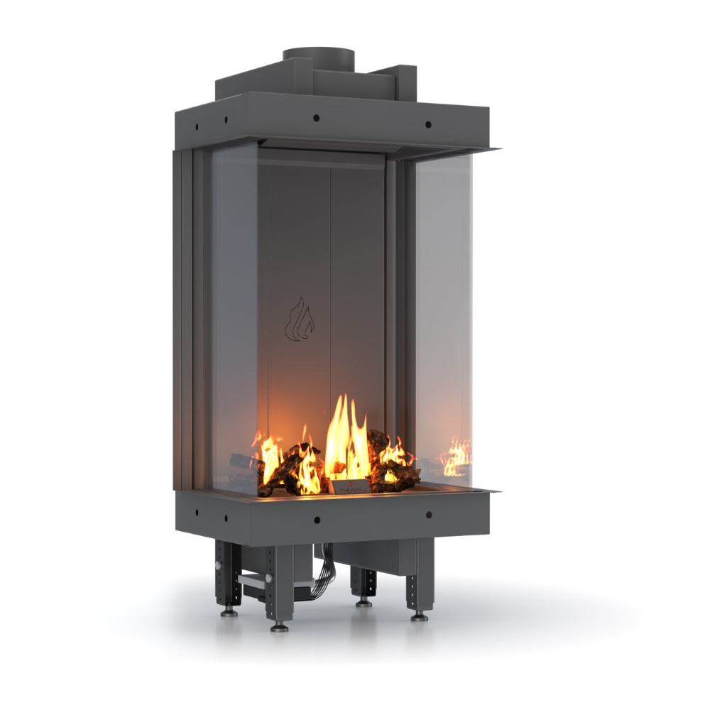 Gaspejs Velmora Fire GAS STANDING PANORAMA, 3.9kW - 6.0kW | Gaspejse | Pejse |