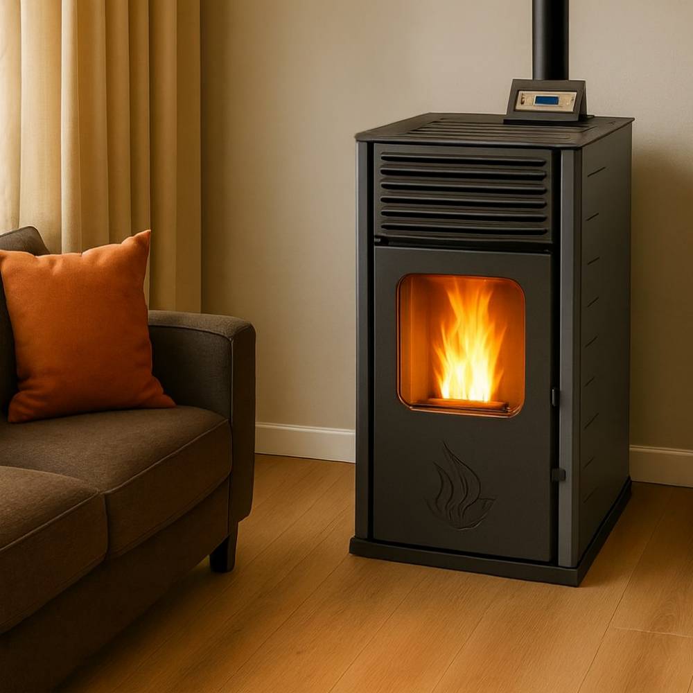 Pilleovn Mytherm Angela TA 30 grå, 30kW | Pilleovne |  |