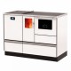 Pillekomfur med vandtank Alfa Plam Alfa Term 20 Pellet Hvid, 20kW | Pillekomfurer | Pellets |