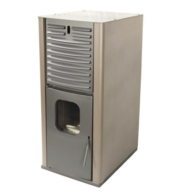 Pilleovn med vandtank / Pilleovn til centralvarme Mytherm IOLI TS 21 beige, 23.5kW Pilleovn med vandtank / Pilleovn til centralvarme Mytherm IOLI TS 21 beige, 23.5kW - Pillefyr