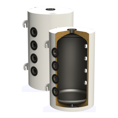 Buffertank Sunsystem, Model PSEM 100, Capacity 100L, Emaljeret - Produktsammenligning