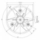 Røgventilator TRIAL CAF15Y-120S til pilleovne Caminetti Montegrappa | Ventilatorer og blæsere til pilleovn | Reservedele til Pilleovn |