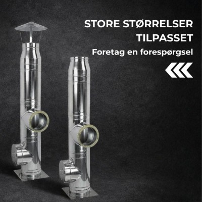 Stor størrelse skorstensrør på individuel bestilling - Skorstene