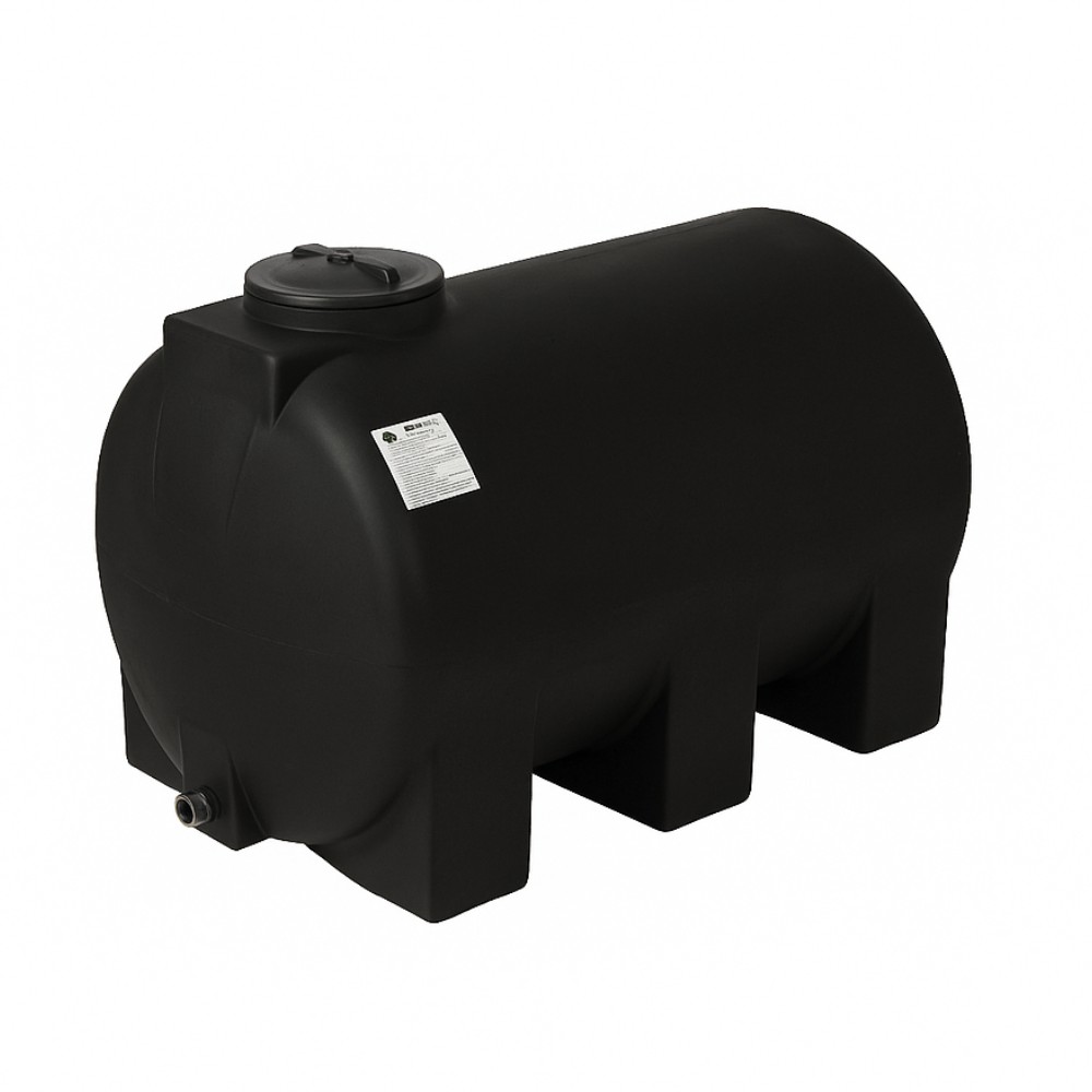 Vandtank til drikkevand MAVIL, cylindrisk vandret 1500 L (sort) | Vandtanke til drikkevand |  |