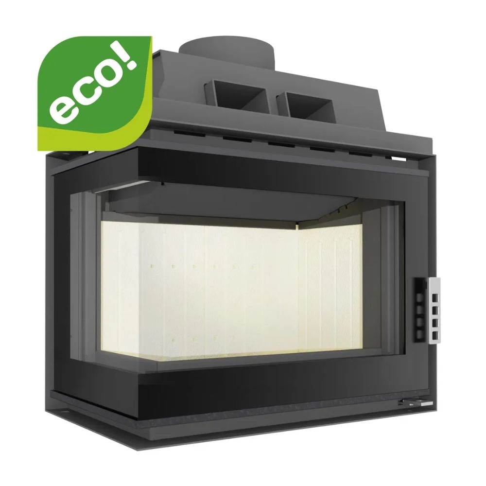 Pejs UNIFLAM 600 DURO S med lufttilførsel, venstre side, 11kW | Pejseindsats | Pejse |