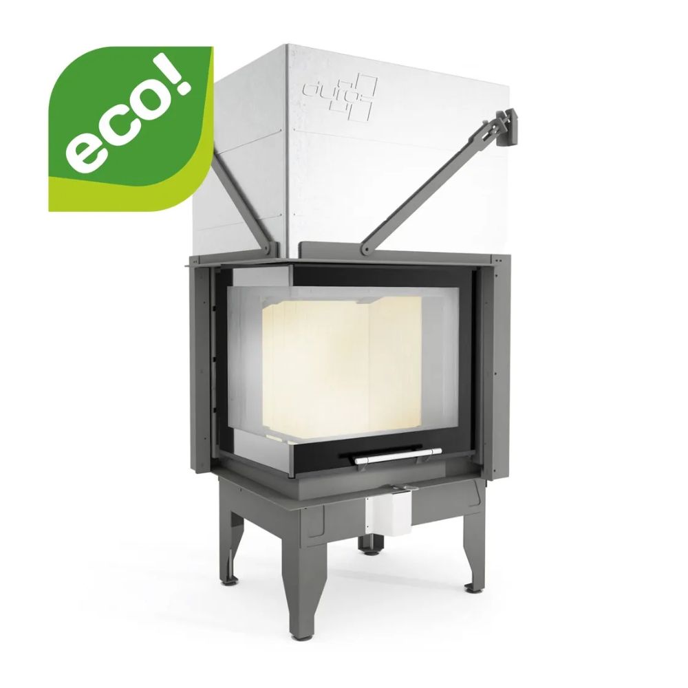 Pejs UNIFLAM 660 DURO med luftkanaler og lufttilførsel, venstre side, 10,25 kW | Pejseindsats | Pejse |