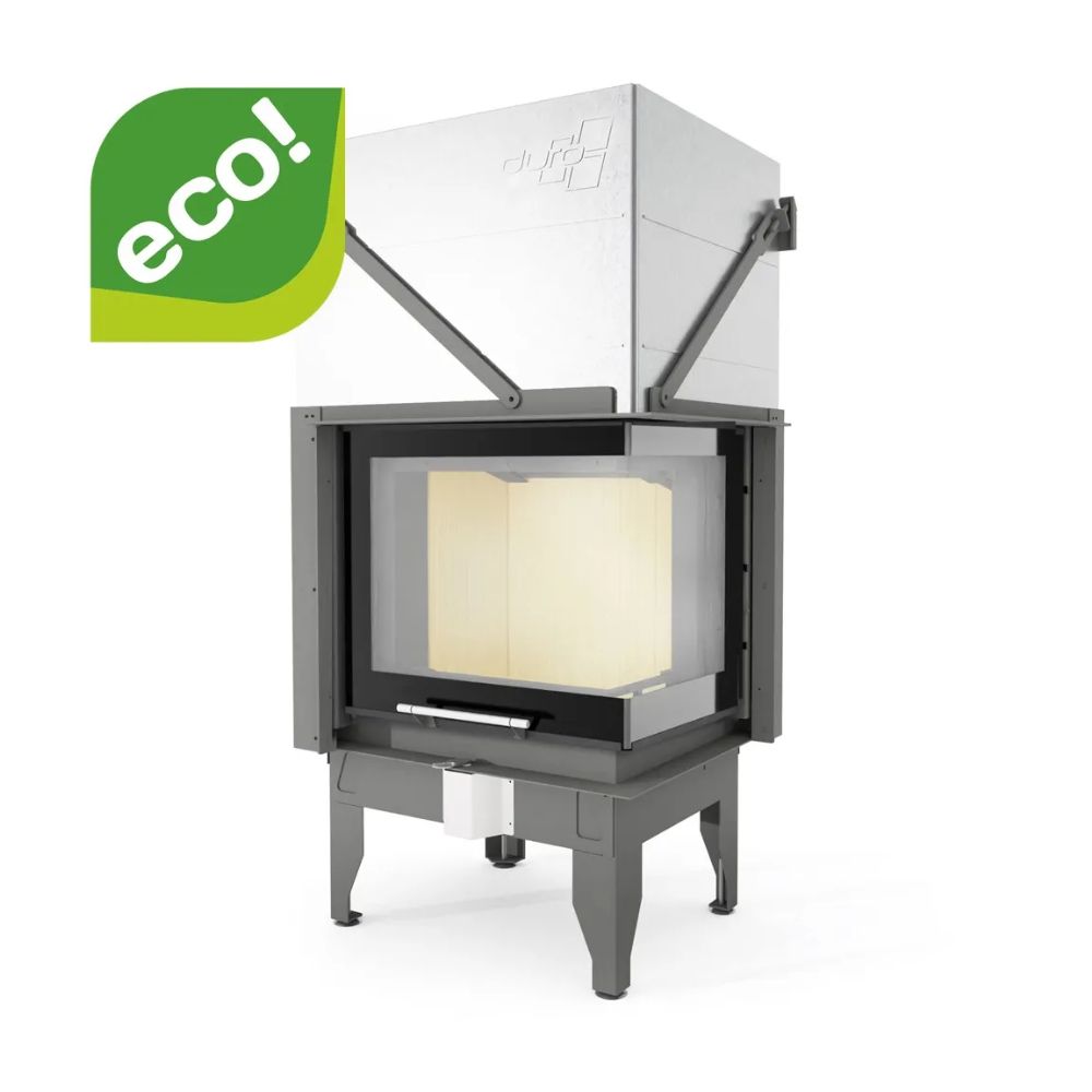 Pejs UNIFLAM 660 DURO med luftkanaler og lufttilførsel, højre side, 10,25 kW | Pejseindsats | Pejse |