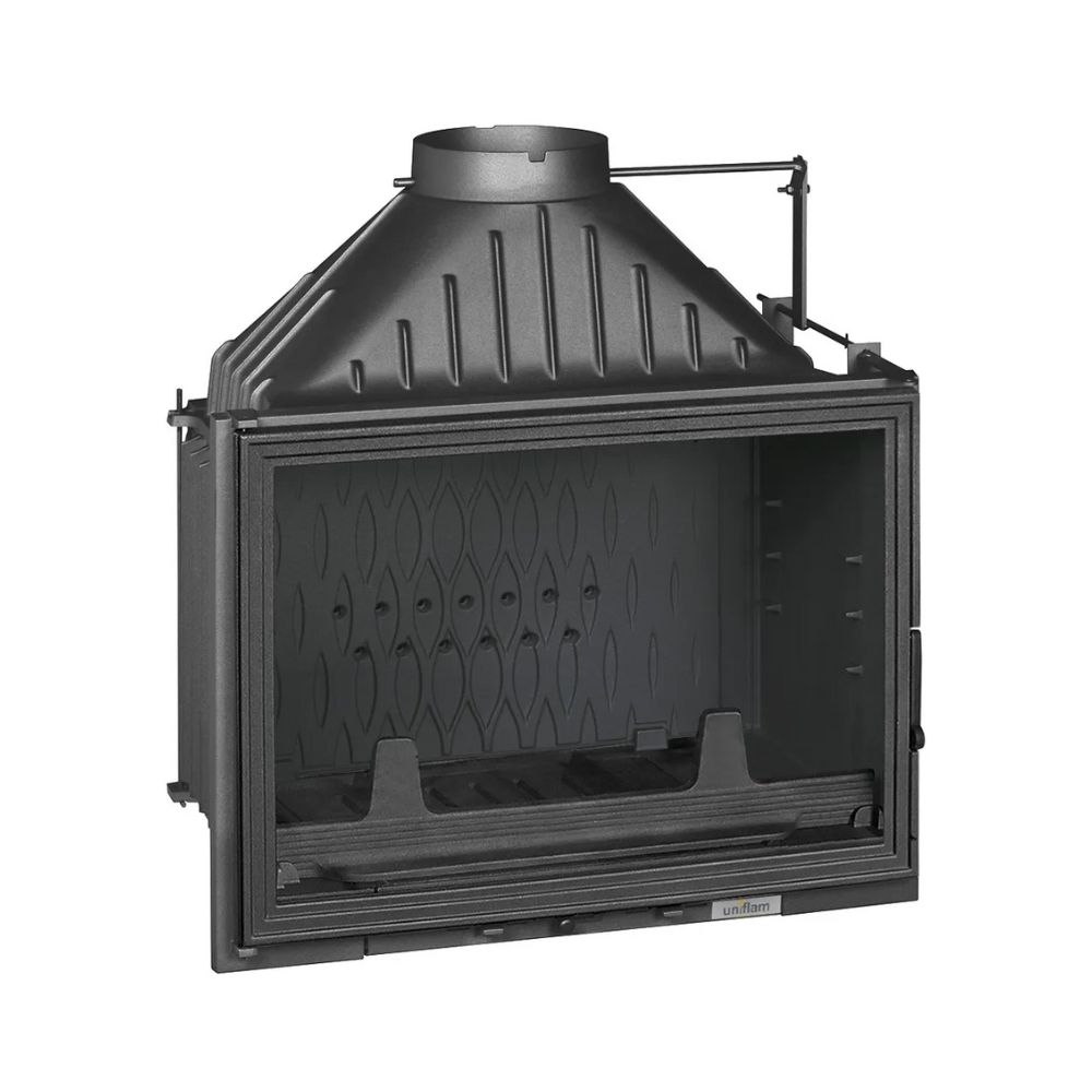 Pejs UNIFLAM 700 LUX ECO med spjæld og lufttilførsel, 12kW | Pejseindsats | Pejse |