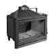 Pejs UNIFLAM 700 OPTION ECO med spjæld og lufttilførsel, 10kW | Pejseindsats | Pejse |
