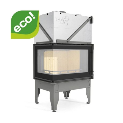 Pejs UNIFLAM 760 DURO med luftkanaler og lufttilførsel, venstre side, 10,8 kW - Uniflam