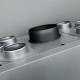 Pejs UNIFLAM 760 EVO PBS med luftkanaler og lufttilførsel, buet glas, venstre side, 10kW | Pejseindsats | Pejse |