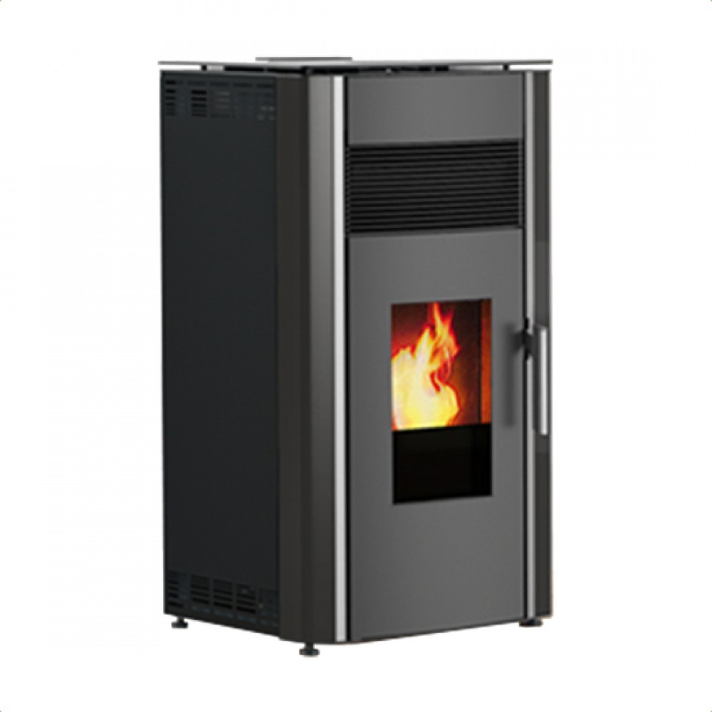 Pilleovn Alfa Plam Luca Black, 8kW | Direkte pilleovne | Pilleovne |