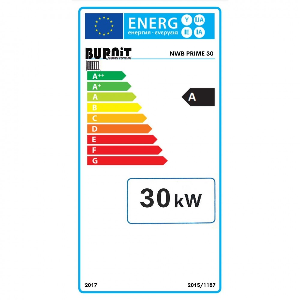Brændefyr / Brændekedel BURNiT NWB PRIME 30, 30 kW | Brændefyr / Brændekedler |  |