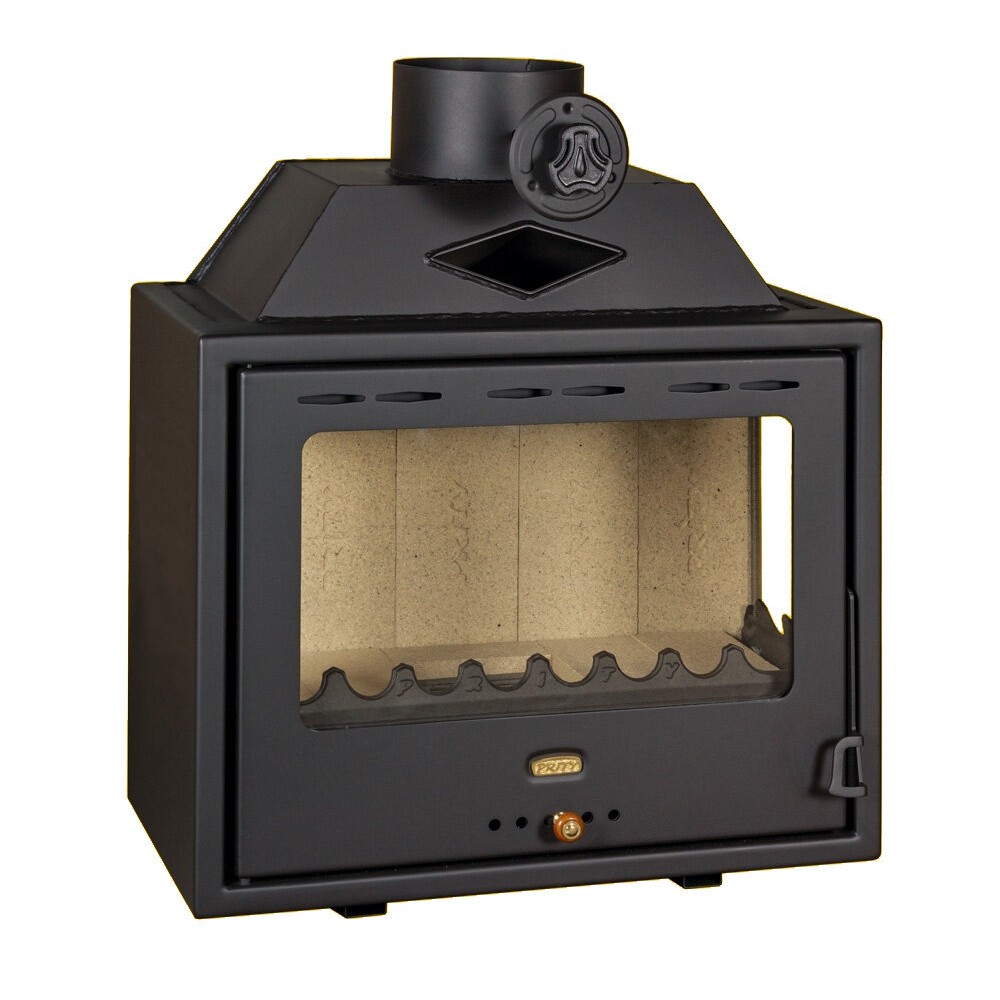 Pejseindsats Prity PS2, Højre, 10.3 kW | Pejseindsats | Pejse |