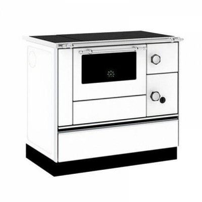 Brændekomfur Alfa Plam Alfa 90 H Favorit, Hvid, 6.4 kW - Produktsammenligning