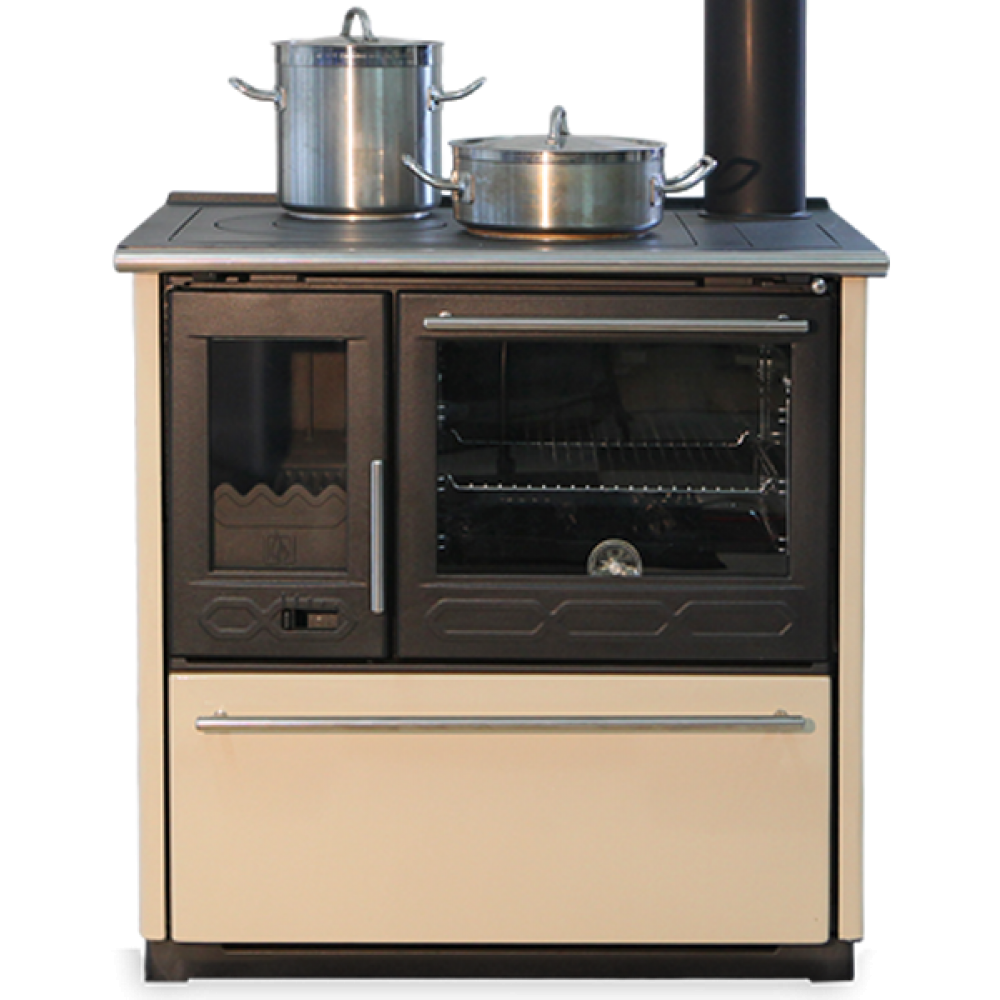 Brændekomfur Plamen 850 Glas N, 8kW