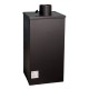 Brændeovn Prity K1 Optima, 9.5 kW | Direkte brændeovne | Brændeovne |