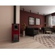 Brændeovn Alfa Plam Vulkan S, Rød, 4kW | Støbejerns brændeovne | Brændeovne |