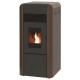 Pilleovn med vandtank / Pilleovn til centralvarme Alfa Plam Dino 27 Brun, 27kW | Pilleovne med vandtank / Pilleovne til centralvarme | Pilleovne |