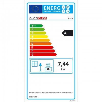 Brændeovn Alfa Plam Elita 3, Antracit, 7kW - Produktsammenligning