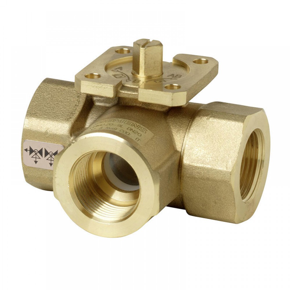 ᐉ Electrically actuated 3way changeover valve Siemens VBI60.3225T for