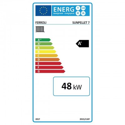 Pillefyr (sæt) Ferroli SUN PELLET 7, 48 KW - Pillefyr (sæt)