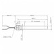 Gløderør / Eltænder til pilleovne BURNiT, Palazzetti, Royal, Pasqualicchio m.fl., total længde 170 mm, 350W | Gløderør til pilleovn | Reservedele til Pilleovn |