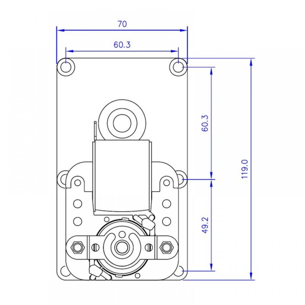 Røggasmotor til pilleovn Mellor FB1167, 3RPM til pilleovn Clam, Ecoteck, Moretti Design, Ravelli m.fl. | Røggasmotor til Pilleovn | Reservedele til Pilleovn |