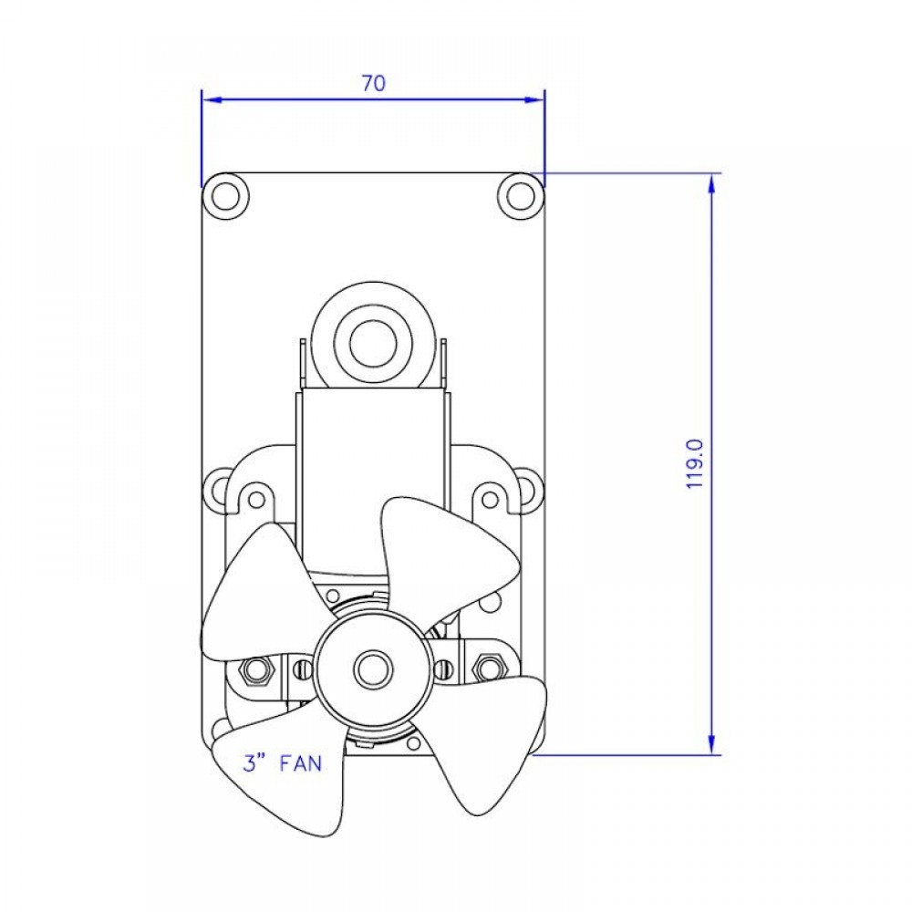 Røggasmotor til pilleovn Mellor FB1146, 5,3 RPM til pilleovn Ecoteck, Lincar, Moretti Design, Ravelli, Thermorossi, Ungaro m.fl. | Røggasmotor til Pilleovn | Reservedele til Pilleovn |