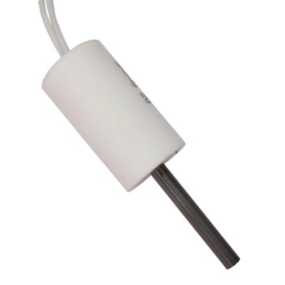 Gløderør / Eltænder til pilleovne ComfortBilt, Edilkamin og andre, total længde 66 mm, 90 - 100W til 24 Volt AC - Produktsammenligning