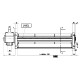 Tangential ventilator med Ø45 mm, Flow 138 m³/h | Ventilatorer og blæsere | Pilleovne dele |