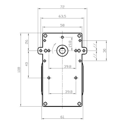 Røggasmotor til pilleovn Kenta K9117304, 12RPM - Røggasmotor til Pilleovn