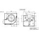 Tangential ventilator med Ø80 mm, Flow 250 m³/h | Ventilatorer og blæsere | Pilleovne dele |