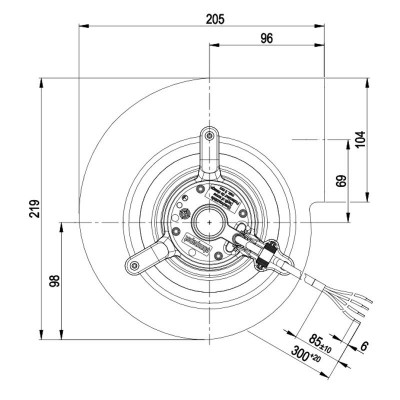 Centrifugalventilator EBM til pilleovne Edilkamin, Karmek One og andre, flow 800 m³/h - Produktsammenligning