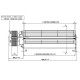 Tangential ventilator med Ø80 mm, Flow 175/195 m³/h | Ventilatorer og blæsere | Pilleovne dele |