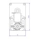 Røggasmotor til pilleovn Mellor FB1255, 4RPM til Eco Spar m.fl | Røggasmotor til Pilleovn | Reservedele til Pilleovn |