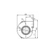 Centrifugalventilator EBM til pilleovne, flow 155 m³/h | Ventilatorer og blæsere | Pilleovne dele |