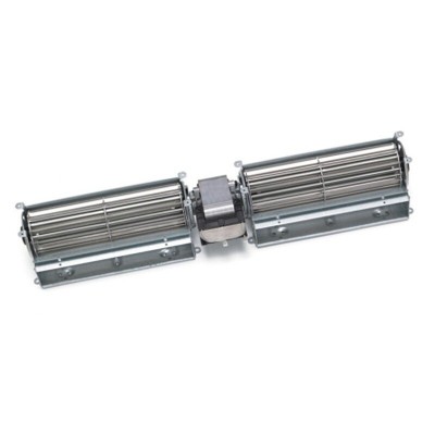 Dobbelt krydsventilator Fergas til pilleovne Edilkamin, Cadel, Italiana Camini og andre, med Ø 60 mm, flow 155 m³/h - Produktsammenligning