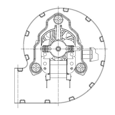 Centrifugalventilator EBM til pilleovne Ecoteck, Edilkamin, Ravelli m.fl., flow 140 m³/h - Produktsammenligning