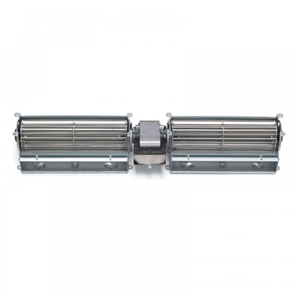 Dobbelt krydsventilator Fergas til pilleovne med Ø60 mm, flow 168 m³/h, 360 mm | Ventilatorer og blæsere | Pilleovne dele |