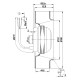 Centrifugalventilator EBM, flow 195 m³/h | Ventilatorer og blæsere | Pilleovne dele |